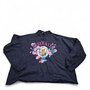 Vintage University Of Australia Sweatshirt By National Screenprint Size OSFA